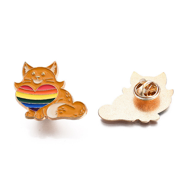 PandaHall Fox with Heart Enamel Pin, Light Gold Plated Alloy Rainbow Pride Flag Badge for Backpack Clothes, Nickel Free & Lead Free...
PandaHall Fox with Heart Enamel Pin, Light Gold Plated Alloy Rainbow Pride Flag Badge for Backpack Clothes, Nickel Free & Lead Free...