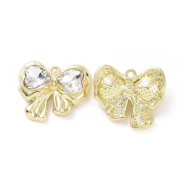 PandaHall Rack Plating Alloy Glass Pendants, Light Gold Tone Bowknot & Heart Charms, Cadmium Free & Lead Free & Nickle Free, Clear...
PandaHall Rack Plating Alloy Glass Pendants, Light Gold Tone Bowknot & Heart Charms, Cadmium Free & Lead Free & Nickle Free, Clear...