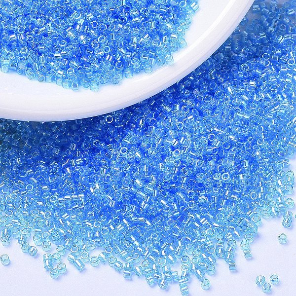 PandaHall MIYUKI Delica Beads, Cylinder, Japanese Seed Beads, 11/0, (DB1249) Transparent Ocean Blue AB, 1.3x1.6mm, Hole: 0.8mm, about..., Cyan
PandaHall MIYUKI Delica Beads, Cylinder, Japanese Seed Beads, 11/0, (DB1249) Transparent Ocean Blue AB, 1.3x1.6mm, Hole: 0.8mm, about..., Cyan