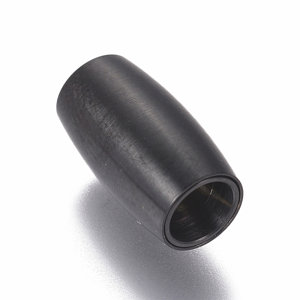 PandaHall 304 Stainless Steel Magnetic Clasps with Glue-in Ends, Matte, Oval, Gunmetal, 14x8mm, Hole: 5mm 304 Stainless Steel Oval
PandaHall 304 Stainless Steel Magnetic Clasps with Glue-in Ends, Matte, Oval, Gunmetal, 14x8mm, Hole: 5mm 304 Stainless Steel Oval