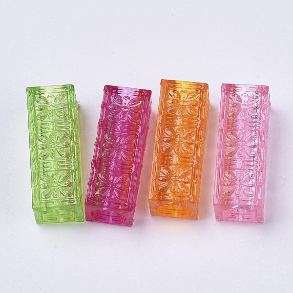 PandaHall Transparent Acrylic Beads, Dyed, Cuboid, Mixed Color, 30.5x11x11mm, Hole: 7.5mm, about 230pcs/500g Acrylic Cuboid Multicolor
PandaHall Transparent Acrylic Beads, Dyed, Cuboid, Mixed Color, 30.5x11x11mm, Hole: 7.5mm, about 230pcs/500g Acrylic Cuboid Multicolor