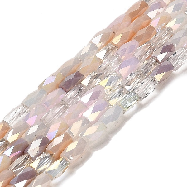 PandaHall Electroplate Glass Beads Strands, Faceted, Column, Clear, 7x3.5mm, Hole: 0.8mm, about 80pcs/strand, 18.31''(46.5cm) Glass Column...
PandaHall Electroplate Glass Beads Strands, Faceted, Column, Clear, 7x3.5mm, Hole: 0.8mm, about 80pcs/strand, 18.31''(46.5cm) Glass Column...