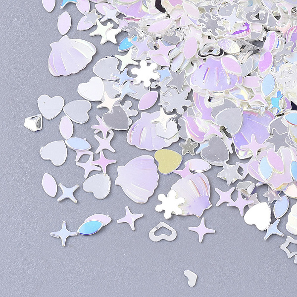 PandaHall Ornament Accessories, PVC Plastic Paillette/Sequins Beads, No Hole/Undrilled Beads, Mixed Shapes, Mixed Color, 1.5~6.5x1.5~8x0.4mm..., Multicolor
PandaHall Ornament Accessories, PVC Plastic Paillette/Sequins Beads, No Hole/Undrilled Beads, Mixed Shapes, Mixed Color, 1.5~6.5x1.5~8x0.4mm..., Multicolor