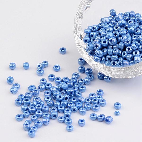 PandaHall 6/0 Opaque Colors Lustered Round Glass Seed Beads, Cornflower Blue, Size: about 4mm in diameter, hole:1.5mm, about 495pcs/50g...
PandaHall 6/0 Opaque Colors Lustered Round Glass Seed Beads, Cornflower Blue, Size: about 4mm in diameter, hole:1.5mm, about 495pcs/50g...