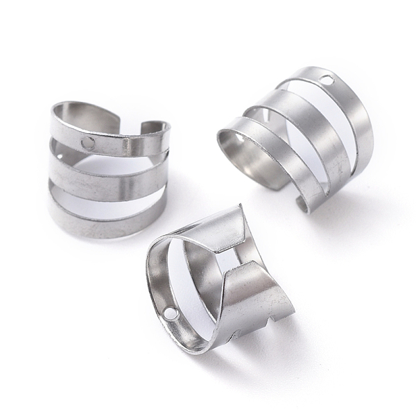 PandaHall Unisex 304 Stainless Steel Ear Cuff Findings, Stainless Steel Color, 10x3.5~10mm, Hole: 0.8mm 304 Stainless Steel
PandaHall Unisex 304 Stainless Steel Ear Cuff Findings, Stainless Steel Color, 10x3.5~10mm, Hole: 0.8mm 304 Stainless Steel