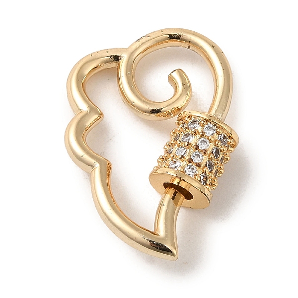 PandaHall Brass Micro Pave CLear Cubic Zirconia Keychain Clasps, Real 18K Gold Plated, Cloud, 25x16.5mm Brass+Cubic Zirconia Cloud
PandaHall Brass Micro Pave CLear Cubic Zirconia Keychain Clasps, Real 18K Gold Plated, Cloud, 25x16.5mm Brass+Cubic Zirconia Cloud