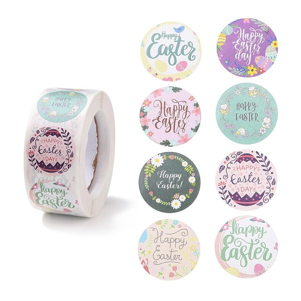 PandaHall 8 Patterns Easter Theme Self Adhesive Paper Sticker Rolls, with Rabbit Pattern, Round Sticker Labels, Gift Tag Stickers, Mixed..., Multicolor
PandaHall 8 Patterns Easter Theme Self Adhesive Paper Sticker Rolls, with Rabbit Pattern, Round Sticker Labels, Gift Tag Stickers, Mixed..., Multicolor