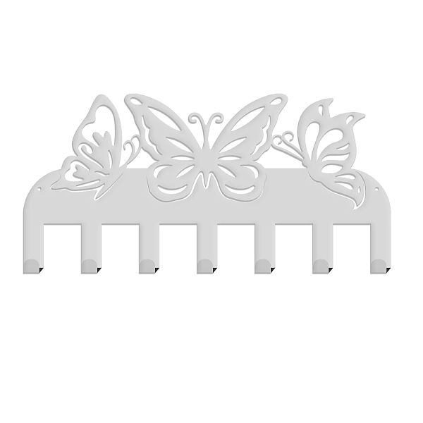 PandaHall Iron Wall Mounted Hook Hangers, Decorative Organizer Rack, for Bag Clothes Key Scarf Hanging Holder, with Screws, 300x146mm Iron...
PandaHall Iron Wall Mounted Hook Hangers, Decorative Organizer Rack, for Bag Clothes Key Scarf Hanging Holder, with Screws, 300x146mm Iron...