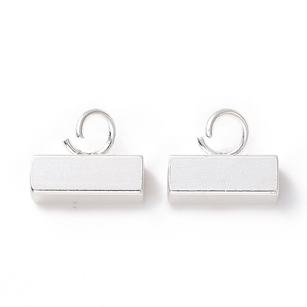 PandaHall 201 Stainless Steel Tube Bails, Loop Bails, Cuboid, 925 Sterling Silver Plated, 6.5x8x3mm, Hole: 2.5mm, Inner Diameter:1.8mm 201...
PandaHall 201 Stainless Steel Tube Bails, Loop Bails, Cuboid, 925 Sterling Silver Plated, 6.5x8x3mm, Hole: 2.5mm, Inner Diameter:1.8mm 201...