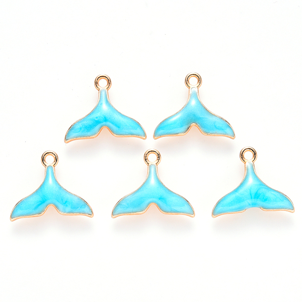 PandaHall Alloy Enamel Pendants, Whale Tail Shape, Light Gold, Sky Blue, 15x17.5x3mm, Hole: 1.6mm Alloy+Enamel Others Blue
PandaHall Alloy Enamel Pendants, Whale Tail Shape, Light Gold, Sky Blue, 15x17.5x3mm, Hole: 1.6mm Alloy+Enamel Others Blue