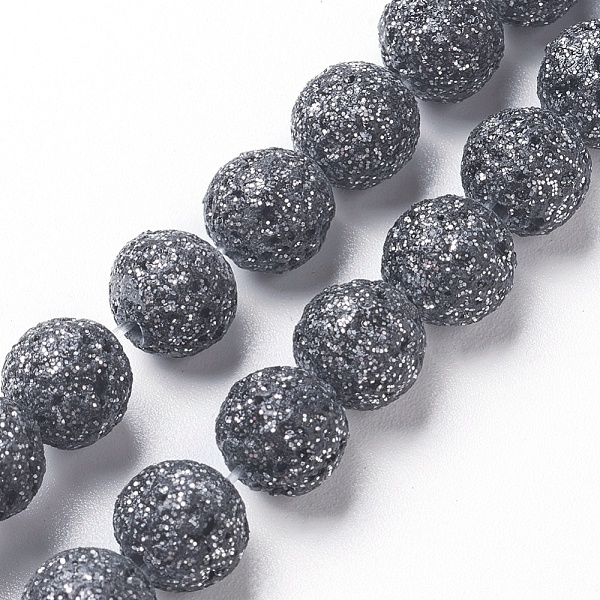 PandaHall Natural Lava Rock Beads Strands, Round, 8mm, Hole: 1mm, about 22pcs/strand, 7.1 inch(18cm) Round Black
PandaHall Natural Lava Rock Beads Strands, Round, 8mm, Hole: 1mm, about 22pcs/strand, 7.1 inch(18cm) Round Black