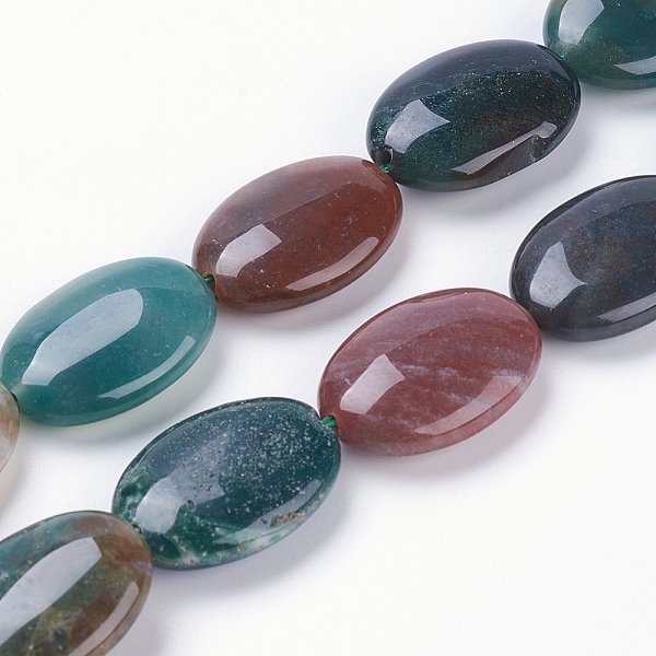 PandaHall Natural Indian Agate Beads Strands, Oval, 25x18x8mm, Hole: 2mm, about 16pcs/strand, 15.82 inch(40.2cm) Indian Agate Oval
PandaHall Natural Indian Agate Beads Strands, Oval, 25x18x8mm, Hole: 2mm, about 16pcs/strand, 15.82 inch(40.2cm) Indian Agate Oval