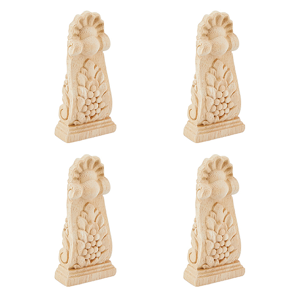 PandaHall Rubber Wood Carved Onlay Applique, Center Flower Long Applique, for Door Cabinet Bed Unpainted Decor European Style, Blanched...
PandaHall Rubber Wood Carved Onlay Applique, Center Flower Long Applique, for Door Cabinet Bed Unpainted Decor European Style, Blanched...