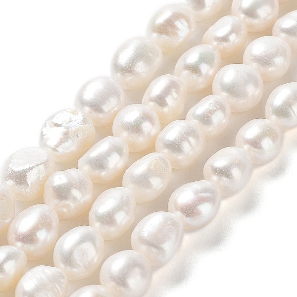 PandaHall Natural Cultured Freshwater Pearl Beads Strands, Two Side Polished, Grade 3A, Seashell Color, 10~11.5x10~11x8~9mm, Hole: 0.6mm...
PandaHall Natural Cultured Freshwater Pearl Beads Strands, Two Side Polished, Grade 3A, Seashell Color, 10~11.5x10~11x8~9mm, Hole: 0.6mm...
