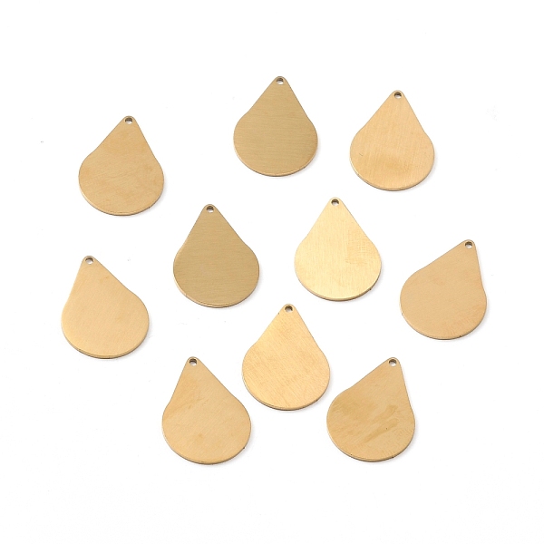 PandaHall Ion Plating(IP) 304 Stainless Steel Pendants, Double Side Drawbench, Stamping Blank Tag, Teardrop, Golden, 22x16x1mm, Hole: 1.2mm...
PandaHall Ion Plating(IP) 304 Stainless Steel Pendants, Double Side Drawbench, Stamping Blank Tag, Teardrop, Golden, 22x16x1mm, Hole: 1.2mm...