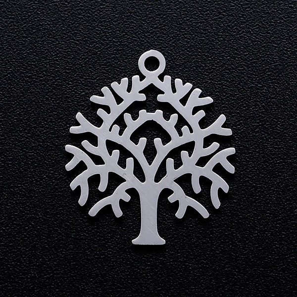 PandaHall 201 Stainless Steel pendants, Tree of Life, Stainless Steel Color, 20x17x1mm, Hole: 1.5mm 201 Stainless Steel Tree
PandaHall 201 Stainless Steel pendants, Tree of Life, Stainless Steel Color, 20x17x1mm, Hole: 1.5mm 201 Stainless Steel Tree