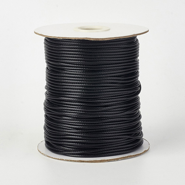 PandaHall Eco-Friendly Korean Waxed Polyester Cord, Black, 0.8mm, about 174.97 yards(160m)/roll Waxed Polyester Cord Round Black
PandaHall Eco-Friendly Korean Waxed Polyester Cord, Black, 0.8mm, about 174.97 yards(160m)/roll Waxed Polyester Cord Round Black