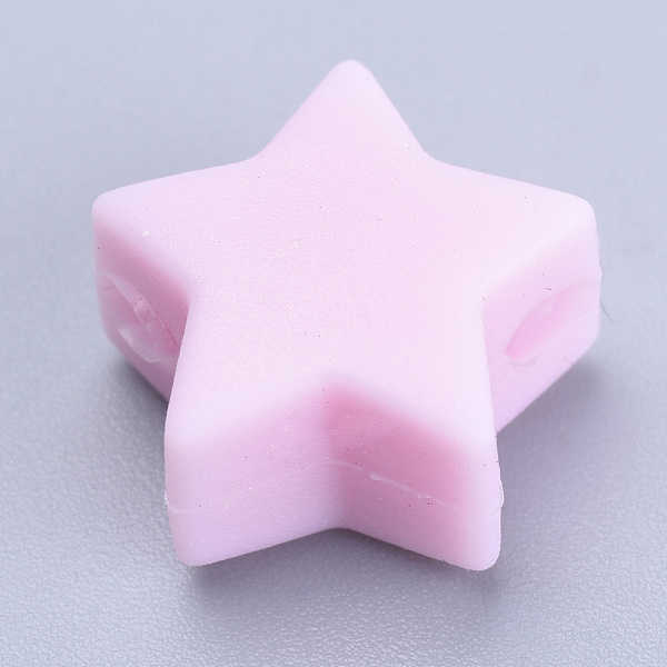 PandaHall Food Grade Eco-Friendly Silicone Beads, Chewing Beads For Teethers, DIY Nursing Necklaces Making, Star, Pink, 14x13.5x8mm, Hole...
PandaHall Food Grade Eco-Friendly Silicone Beads, Chewing Beads For Teethers, DIY Nursing Necklaces Making, Star, Pink, 14x13.5x8mm, Hole...