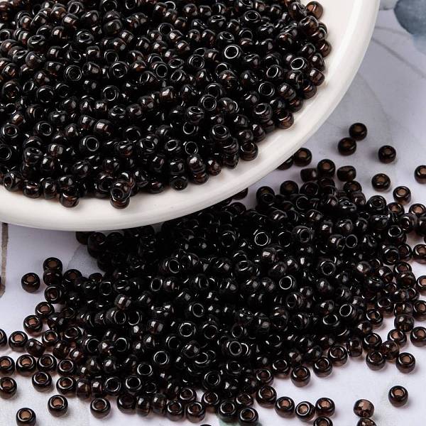 PandaHall MIYUKI Round Rocailles Beads, Japanese Seed Beads, (RR135) Transparent Root Beer, 8/0, 3mm, Hole: 1mm, about 2111~2277pcs/50g..., Brown
PandaHall MIYUKI Round Rocailles Beads, Japanese Seed Beads, (RR135) Transparent Root Beer, 8/0, 3mm, Hole: 1mm, about 2111~2277pcs/50g..., Brown