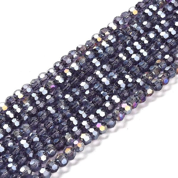PandaHall Transparent Glass Beads, 32 Facets, AB Color Plated, Round, Indigo, 4.5x4mm, Hole: 1mm, about 87~93pcs/strand, 32~33cm Glass Round..., Purple
PandaHall Transparent Glass Beads, 32 Facets, AB Color Plated, Round, Indigo, 4.5x4mm, Hole: 1mm, about 87~93pcs/strand, 32~33cm Glass Round..., Purple