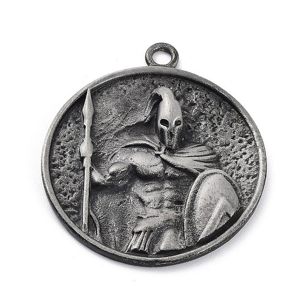 PandaHall Tibetan Style Alloy Pendnat, Frosted, Flat Round with Human, Antique Silver, 45x39x6.5mm, Hole: 3.2mm Alloy Flat Round
PandaHall Tibetan Style Alloy Pendnat, Frosted, Flat Round with Human, Antique Silver, 45x39x6.5mm, Hole: 3.2mm Alloy Flat Round