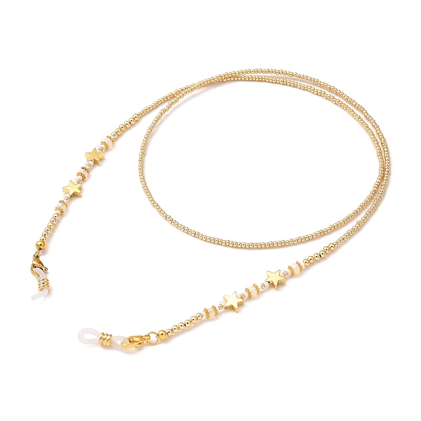 PandaHall Eyeglasses Chains, Neck Strap for Eyeglasses, with Opalite Beads, Glass Seed Beads, Brass Beads, 304 Stainless Steel Lobster Claw..., Gold
PandaHall Eyeglasses Chains, Neck Strap for Eyeglasses, with Opalite Beads, Glass Seed Beads, Brass Beads, 304 Stainless Steel Lobster Claw..., Gold