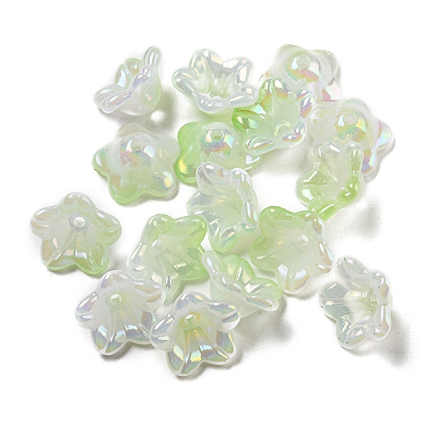 PandaHall Iridescent Acrylic Bead Caps, AB Color Plated, 5-Petal Flower, Light Green, 12.5x12.5x6.5mm, Hole: 1.5mm Acrylic
PandaHall Iridescent Acrylic Bead Caps, AB Color Plated, 5-Petal Flower, Light Green, 12.5x12.5x6.5mm, Hole: 1.5mm Acrylic