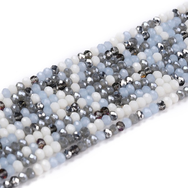 PandaHall Glass Beads Strands, Faceted, Rondelle, Gainsboro, 3x2.5mm, Hole: 0.7mm, about 176pcs/strand, 16.54''(42cm) Glass Rondelle Gray
PandaHall Glass Beads Strands, Faceted, Rondelle, Gainsboro, 3x2.5mm, Hole: 0.7mm, about 176pcs/strand, 16.54''(42cm) Glass Rondelle Gray