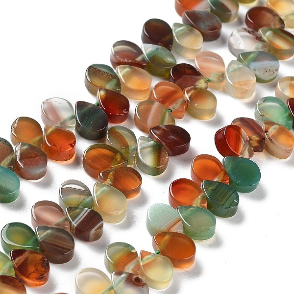 PandaHall Natural Agate Beads Strands, Dyed & Heated, Top Drilled, Teardrop, Chocolate, 8x5x3mm, Hole: 0.8~1mm, about 52~55pcs/strand..., Brown
PandaHall Natural Agate Beads Strands, Dyed & Heated, Top Drilled, Teardrop, Chocolate, 8x5x3mm, Hole: 0.8~1mm, about 52~55pcs/strand..., Brown