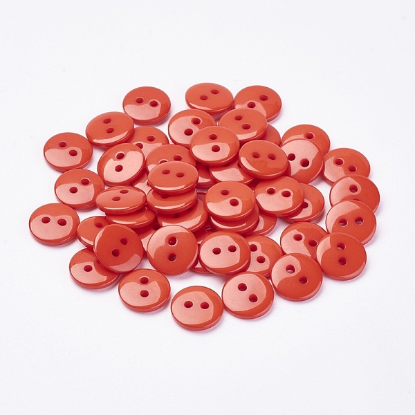 PandaHall 2-Hole Flat Round Resin Sewing Buttons for Costume Design, Coral, 20x2mm, Hole: 1mm Resin Flat Round Red
PandaHall 2-Hole Flat Round Resin Sewing Buttons for Costume Design, Coral, 20x2mm, Hole: 1mm Resin Flat Round Red