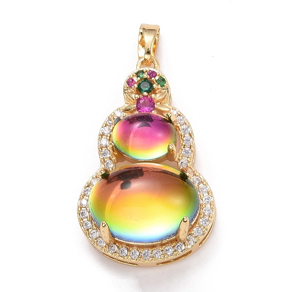PandaHall Brass Rhinestone Pendants, Gourd, Golden, Colorful, 28x17.5x11.5mm, Hole: 3x5.5mm Brass+Rhinestone Vegetables Multicolor
PandaHall Brass Rhinestone Pendants, Gourd, Golden, Colorful, 28x17.5x11.5mm, Hole: 3x5.5mm Brass+Rhinestone Vegetables Multicolor