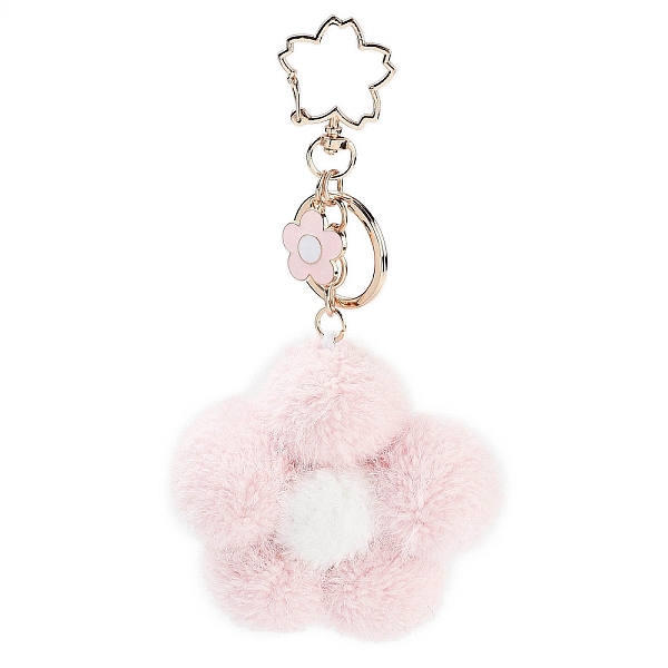 PandaHall Flower Plush Pendant Keychain, with Alloy Finding for Keychain, Purse, Backpack Ornament, Pink, 15.4cm Alloy Flower Pink
PandaHall Flower Plush Pendant Keychain, with Alloy Finding for Keychain, Purse, Backpack Ornament, Pink, 15.4cm Alloy Flower Pink