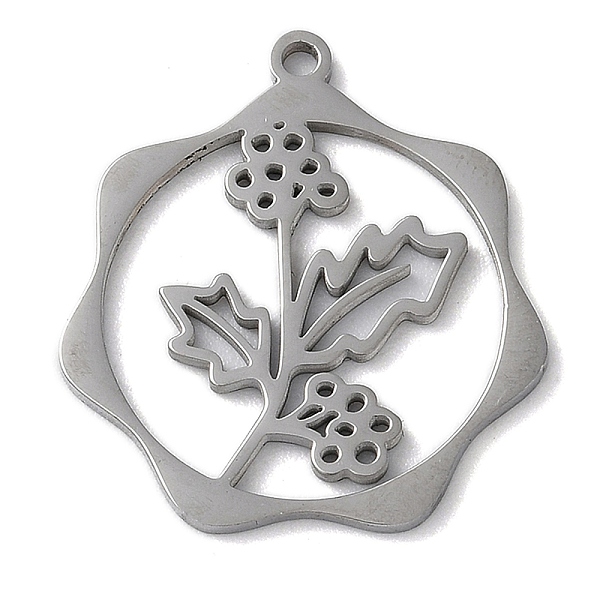 PandaHall 304 Stainless Steel Pendants, Flower, Stainless Steel Color, 23.5x21.5x1mm, Hole: 1.5mm 304 Stainless Steel Flower
PandaHall 304 Stainless Steel Pendants, Flower, Stainless Steel Color, 23.5x21.5x1mm, Hole: 1.5mm 304 Stainless Steel Flower