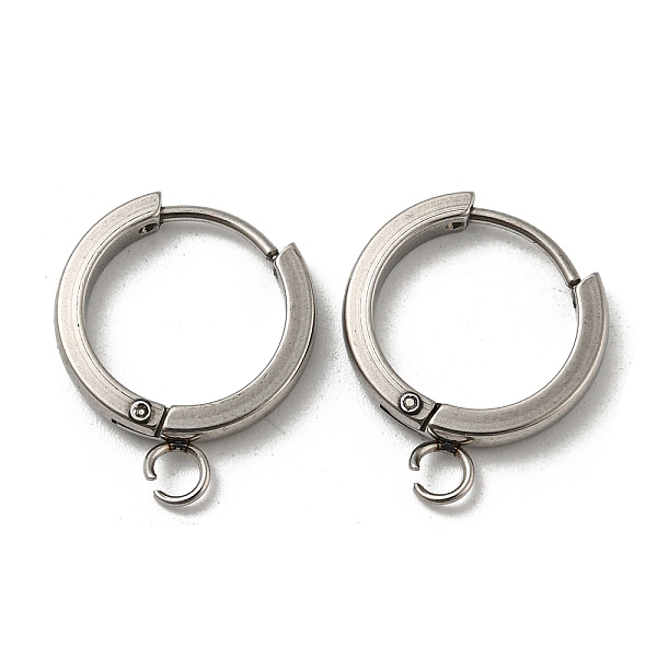 PandaHall 201 Stainless Steel Huggie Hoop Earrings Findings, with Vertical Loop, with 316 Surgical Stainless Steel Earring Pins, Ring...
PandaHall 201 Stainless Steel Huggie Hoop Earrings Findings, with Vertical Loop, with 316 Surgical Stainless Steel Earring Pins, Ring...