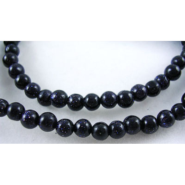 PandaHall Synthetic Blue Goldstone Beads Strands, Round, Size: about 4mm in diameter, hole: 0.8mm, about 91pcs/strand, 15~16 inch. Blue...
PandaHall Synthetic Blue Goldstone Beads Strands, Round, Size: about 4mm in diameter, hole: 0.8mm, about 91pcs/strand, 15~16 inch. Blue...