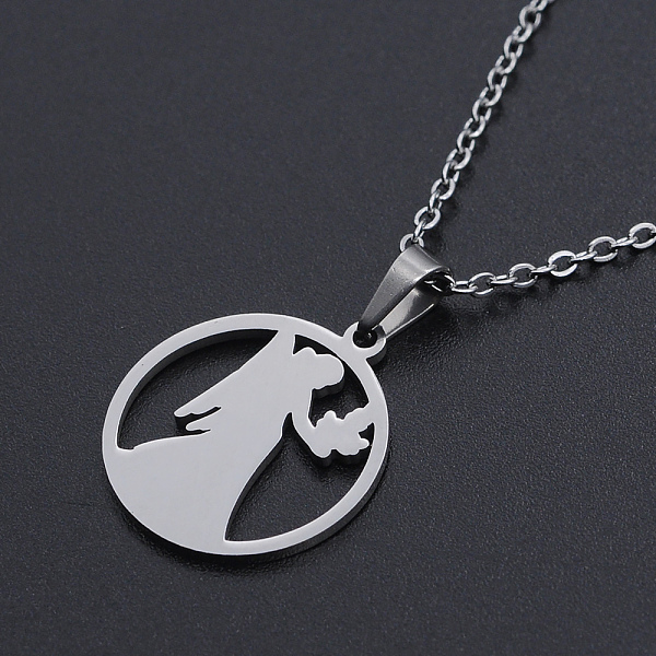 PandaHall 201 Stainless Steel Pendants Necklaces, with Cable Chains and Lobster Claw Clasps, Flat Round with Constellation/Zodiac Sign...
PandaHall 201 Stainless Steel Pendants Necklaces, with Cable Chains and Lobster Claw Clasps, Flat Round with Constellation/Zodiac Sign...