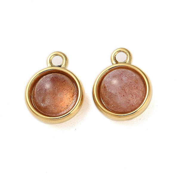 PandaHall Natural Strawberry Quartz Half Round Charms, with 304 Stainless Steel Findings, Real 14K Gold Plated, 13.5x10.5x6.5mm, Hole: 1.8mm...
PandaHall Natural Strawberry Quartz Half Round Charms, with 304 Stainless Steel Findings, Real 14K Gold Plated, 13.5x10.5x6.5mm, Hole: 1.8mm...