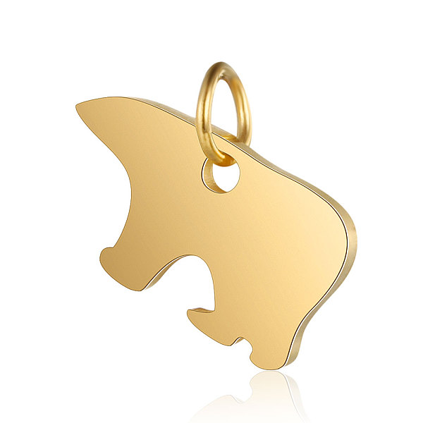 PandaHall 201 Stainless Steel Charms, Zuni Bear, Golden, 7.5x12.5x1mm, Hole: 2.5mm 201 Stainless Steel Bear
PandaHall 201 Stainless Steel Charms, Zuni Bear, Golden, 7.5x12.5x1mm, Hole: 2.5mm 201 Stainless Steel Bear