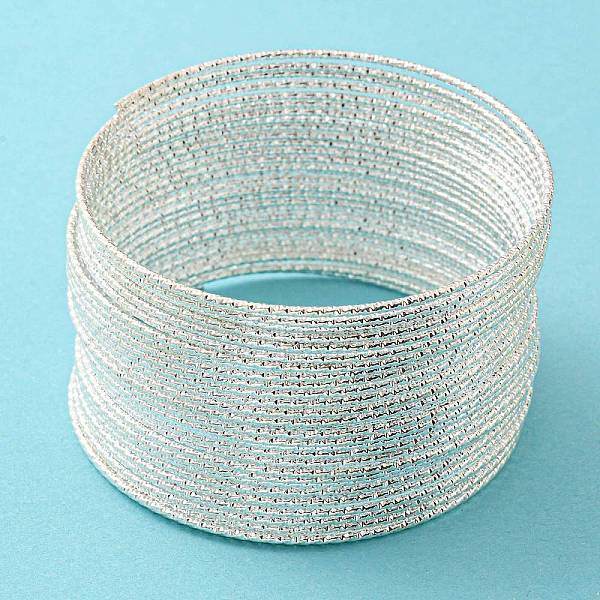 PandaHall Iron Wire, Textured Round, for Bangle Making, Silver, 1.2mm, Inner Diameter: 58mm Iron Textured Round
PandaHall Iron Wire, Textured Round, for Bangle Making, Silver, 1.2mm, Inner Diameter: 58mm Iron Textured Round