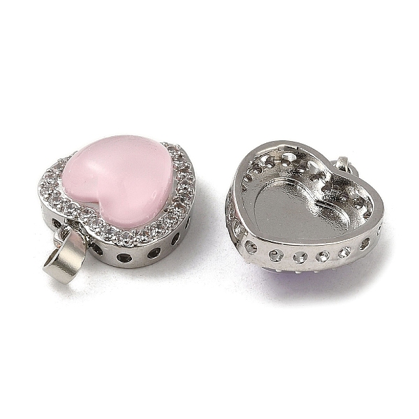 PandaHall Brass Cubic Zirconia Pendants, with Resin, Long-Lasting Plated, Lead Free & Cadmium Free, Heart, Platinum, 16x14x7.5mm, Hole..., Multicolor
PandaHall Brass Cubic Zirconia Pendants, with Resin, Long-Lasting Plated, Lead Free & Cadmium Free, Heart, Platinum, 16x14x7.5mm, Hole..., Multicolor