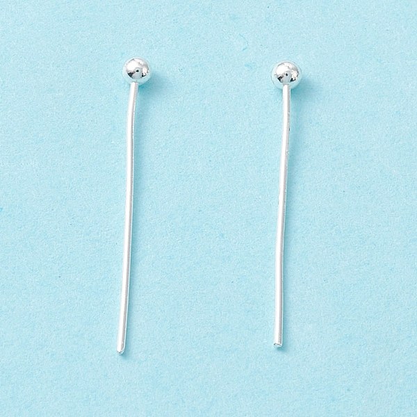 PandaHall Brass Ball Head Pins, Cadmium Free & Lead Free, Silver, 20mm, Head: 2mm, Pin: 0.5mm, 24 Gauge Brass
PandaHall Brass Ball Head Pins, Cadmium Free & Lead Free, Silver, 20mm, Head: 2mm, Pin: 0.5mm, 24 Gauge Brass