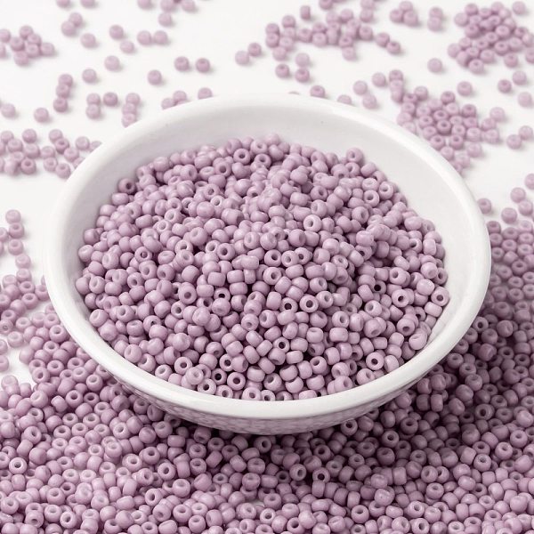 PandaHall MIYUKI Round Rocailles Beads, Japanese Seed Beads, 8/0, (RR2024) Matte Opaque Dusty Orchid, 3mm, Hole: 1mm, about 422~455pcs/10g..., Purple
PandaHall MIYUKI Round Rocailles Beads, Japanese Seed Beads, 8/0, (RR2024) Matte Opaque Dusty Orchid, 3mm, Hole: 1mm, about 422~455pcs/10g..., Purple