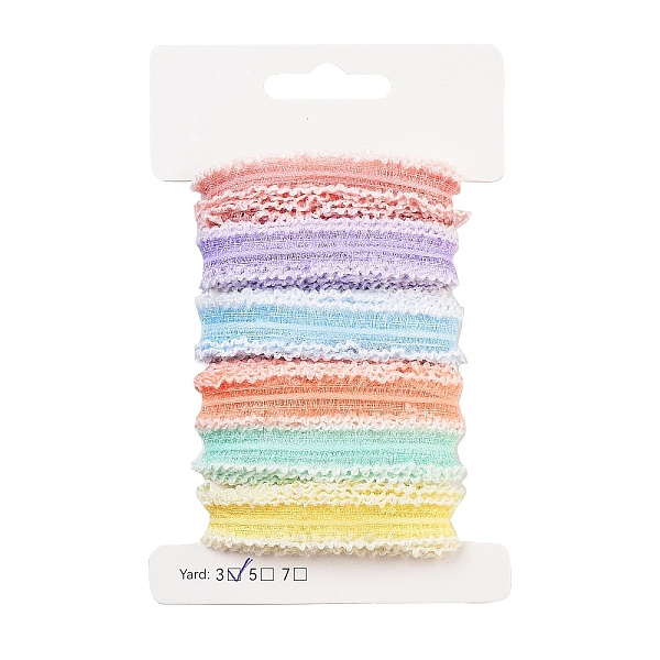 PandaHall 18 Yards 6 Colors Polyester & Polycotton Pleated Ribbons Sets, for Bowknot Making, Gift Wrapping, Mixed Color, 1/2 inch(12mm), 3..., Multicolor
PandaHall 18 Yards 6 Colors Polyester & Polycotton Pleated Ribbons Sets, for Bowknot Making, Gift Wrapping, Mixed Color, 1/2 inch(12mm), 3..., Multicolor