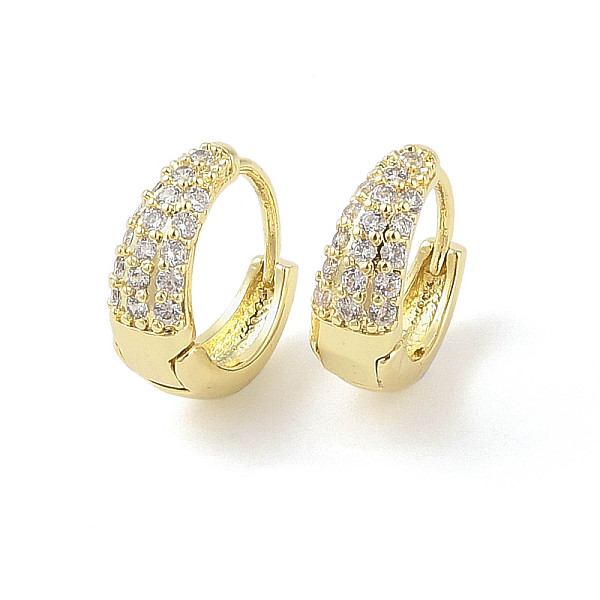 PandaHall Brass Micro Pave Clear Cubic Zirconia Hoop Earrings for Women, Real 18K Gold Plated, 14.8x5.5mm Cubic Zirconia Clear
PandaHall Brass Micro Pave Clear Cubic Zirconia Hoop Earrings for Women, Real 18K Gold Plated, 14.8x5.5mm Cubic Zirconia Clear