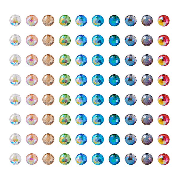 PandaHall 400pcs 10 Colors Glass Beads Strands, Faceted, Round, Mixed Color, 6mm, Hole: 1.2mm, 40pcs/color Glass Round Multicolor
PandaHall 400pcs 10 Colors Glass Beads Strands, Faceted, Round, Mixed Color, 6mm, Hole: 1.2mm, 40pcs/color Glass Round Multicolor