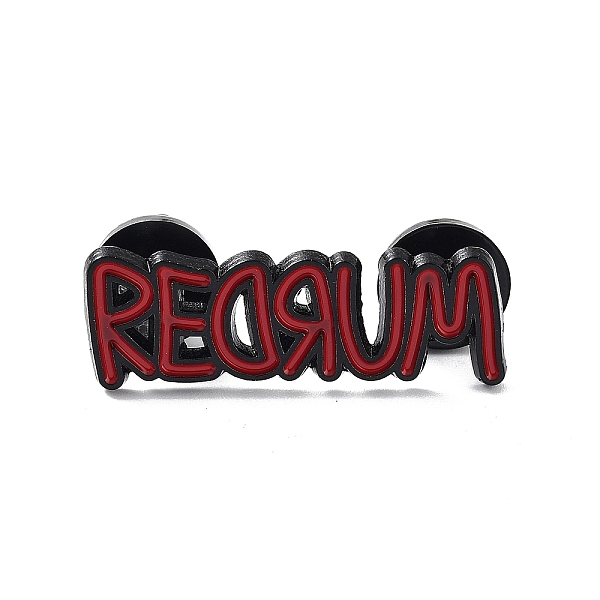 PandaHall Word Redrum Zinc Alloy Enamel Pin Brooch, for Backpack Clothes, Word, 11x33x1.5mm Alloy+Enamel Word
PandaHall Word Redrum Zinc Alloy Enamel Pin Brooch, for Backpack Clothes, Word, 11x33x1.5mm Alloy+Enamel Word