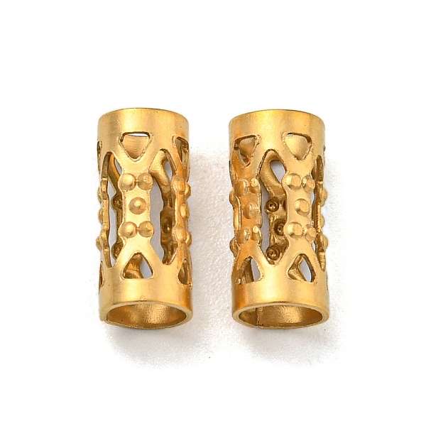 PandaHall Ion Plating(IP) Hollow 304 Stainless Steel Beads, Column, Golden, 8x4mm, Hole: 3mm 304 Stainless Steel Column
PandaHall Ion Plating(IP) Hollow 304 Stainless Steel Beads, Column, Golden, 8x4mm, Hole: 3mm 304 Stainless Steel Column