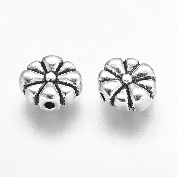 PandaHall Tibetan Style Alloy Beads, Flower, Lead Free & Cadmium Free, Antique Silver, 10x9x3.5mm, Hole: 1mm Alloy Flower
PandaHall Tibetan Style Alloy Beads, Flower, Lead Free & Cadmium Free, Antique Silver, 10x9x3.5mm, Hole: 1mm Alloy Flower