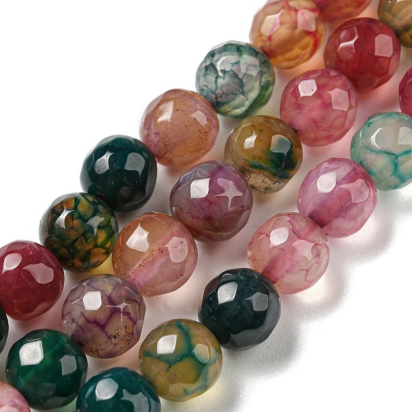 PandaHall Natural Agate Beads Strands, Dyed & Heated, Round, Faceted, Colorful, 6mm, Hole: 1mm, about 62pcs/strand, 14.37~14.76 inch...
PandaHall Natural Agate Beads Strands, Dyed & Heated, Round, Faceted, Colorful, 6mm, Hole: 1mm, about 62pcs/strand, 14.37~14.76 inch...