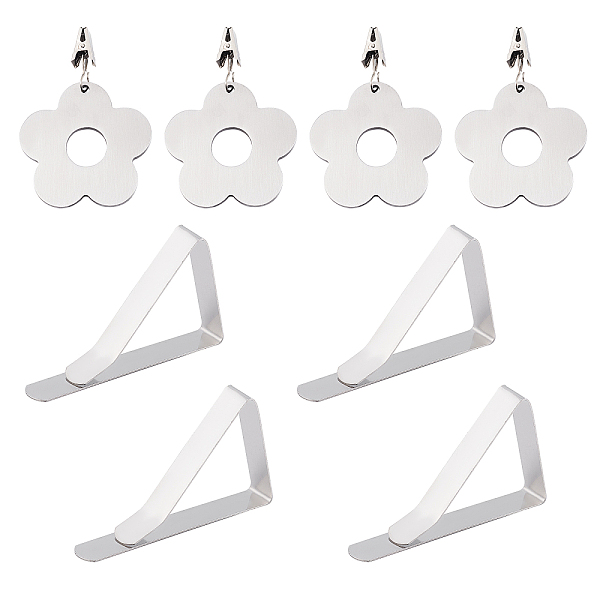 PandaHall Olycraft 8 Pcs 2 Styles Stainless Steel Table Cover Tablecloth Weights, Flower, Stainless Steel Color, 65x3mm, 4pcs/style...
PandaHall Olycraft 8 Pcs 2 Styles Stainless Steel Table Cover Tablecloth Weights, Flower, Stainless Steel Color, 65x3mm, 4pcs/style...
